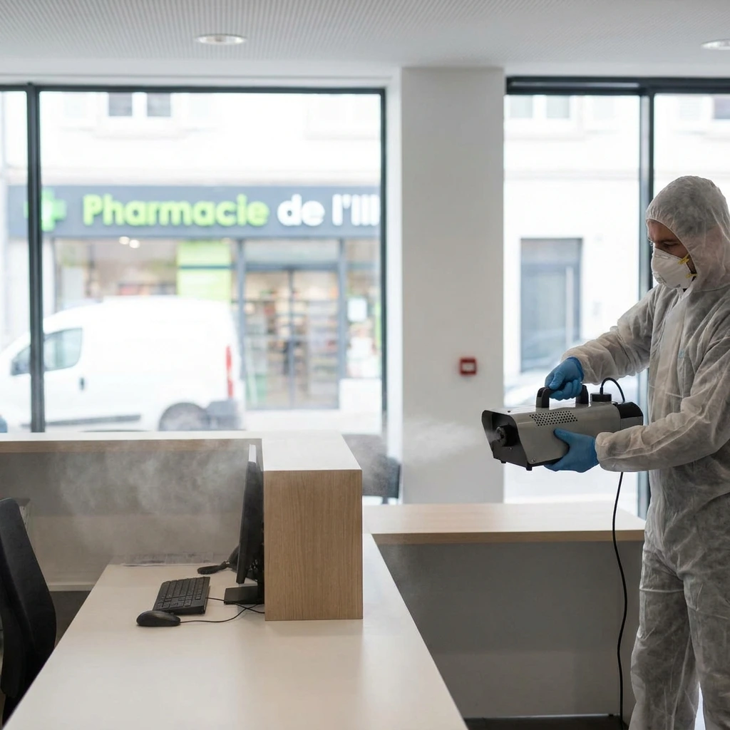Rassurez‑vous, votre espace sera totalement assaini