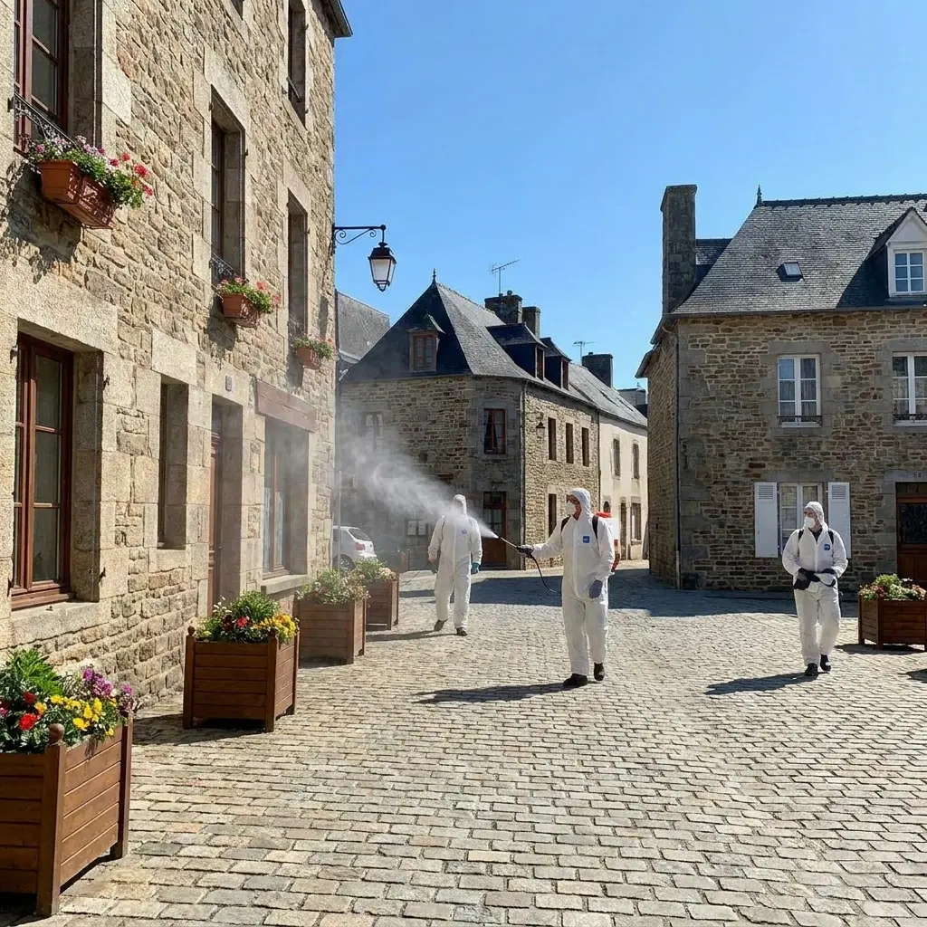 Comment se déroule la désinfection à Griesheim-près-Molsheim ?