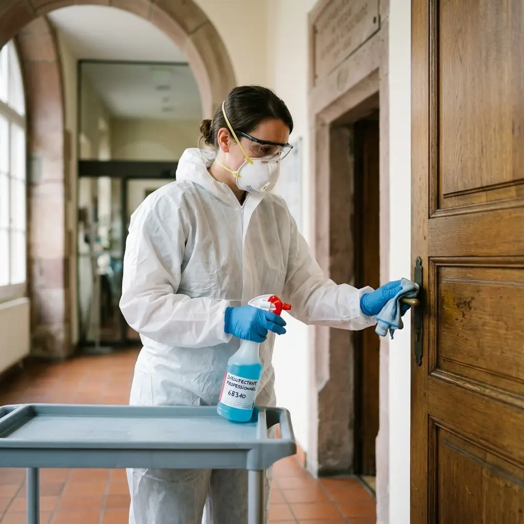 Un protocole de décontamination rigoureux et efficace