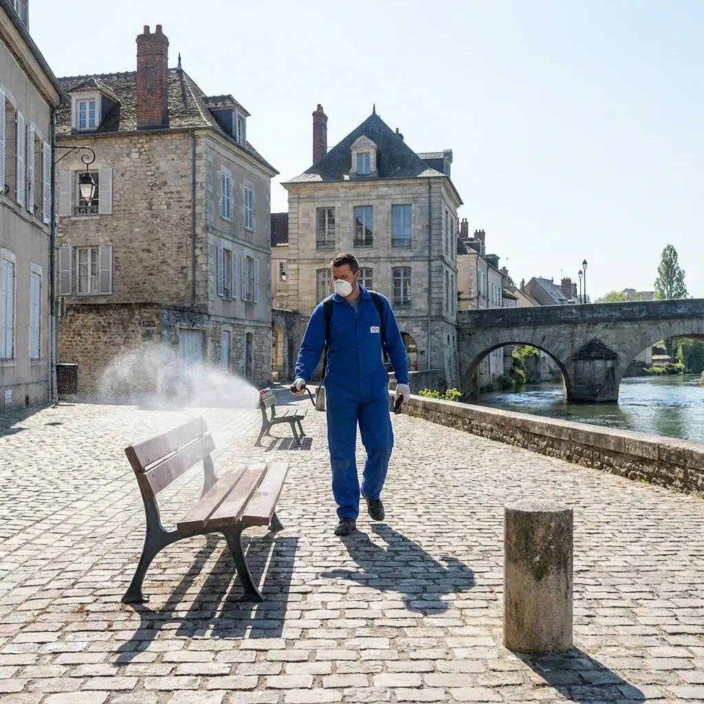 Comment se déroule une désinfection à Melun ?
