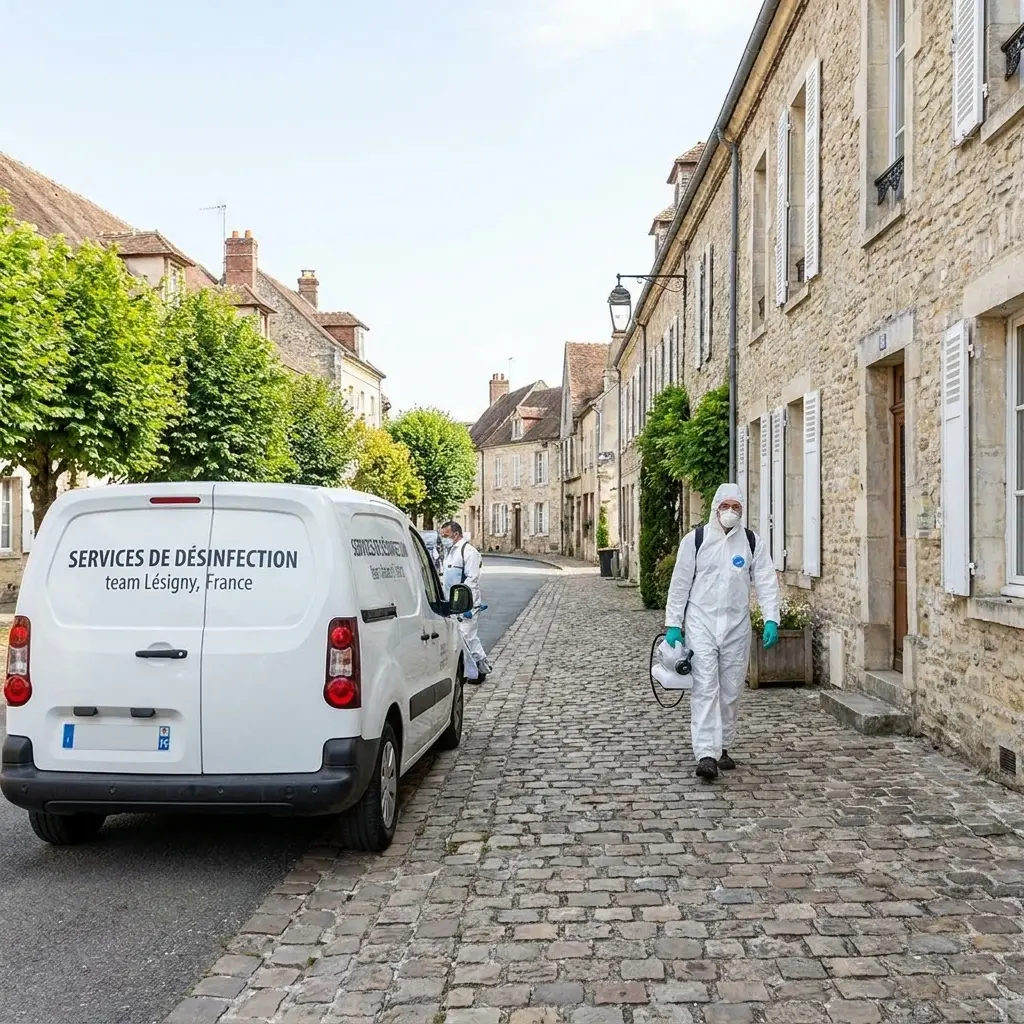 Comment se déroule une intervention de désinfection à Lésigny ?