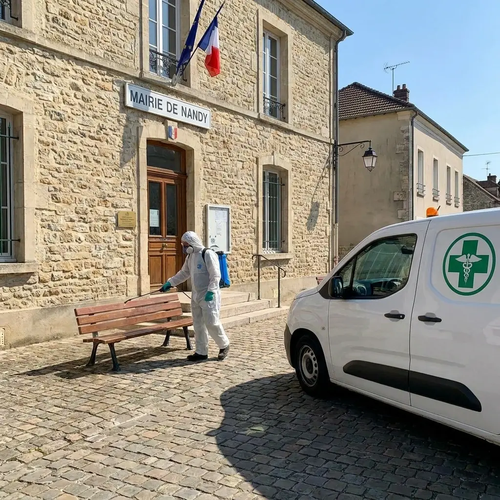 Comment se déroule une désinfection à Nandy ?