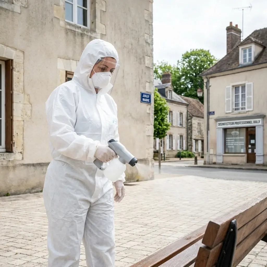 Comment se déroule une désinfection complète à Juilly ?