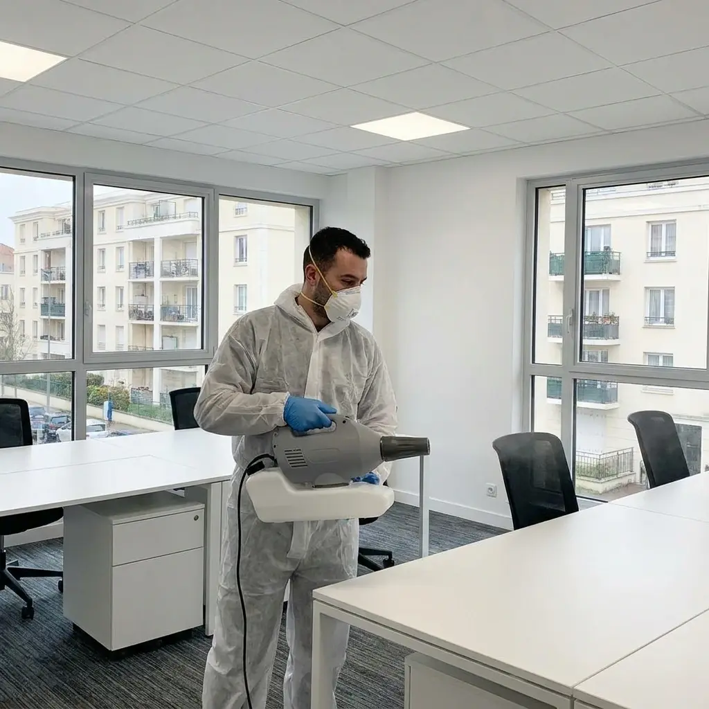 Notre protocole de désinfection sur place