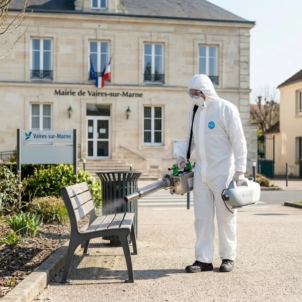 Comment se déroule la désinfection à Vaires-sur-Marne ?