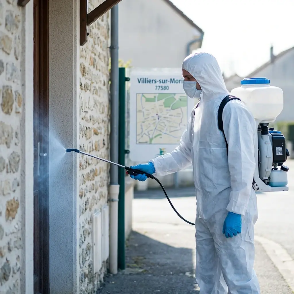 Comment se déroule la désinfection à Villiers-sur-Morin ?