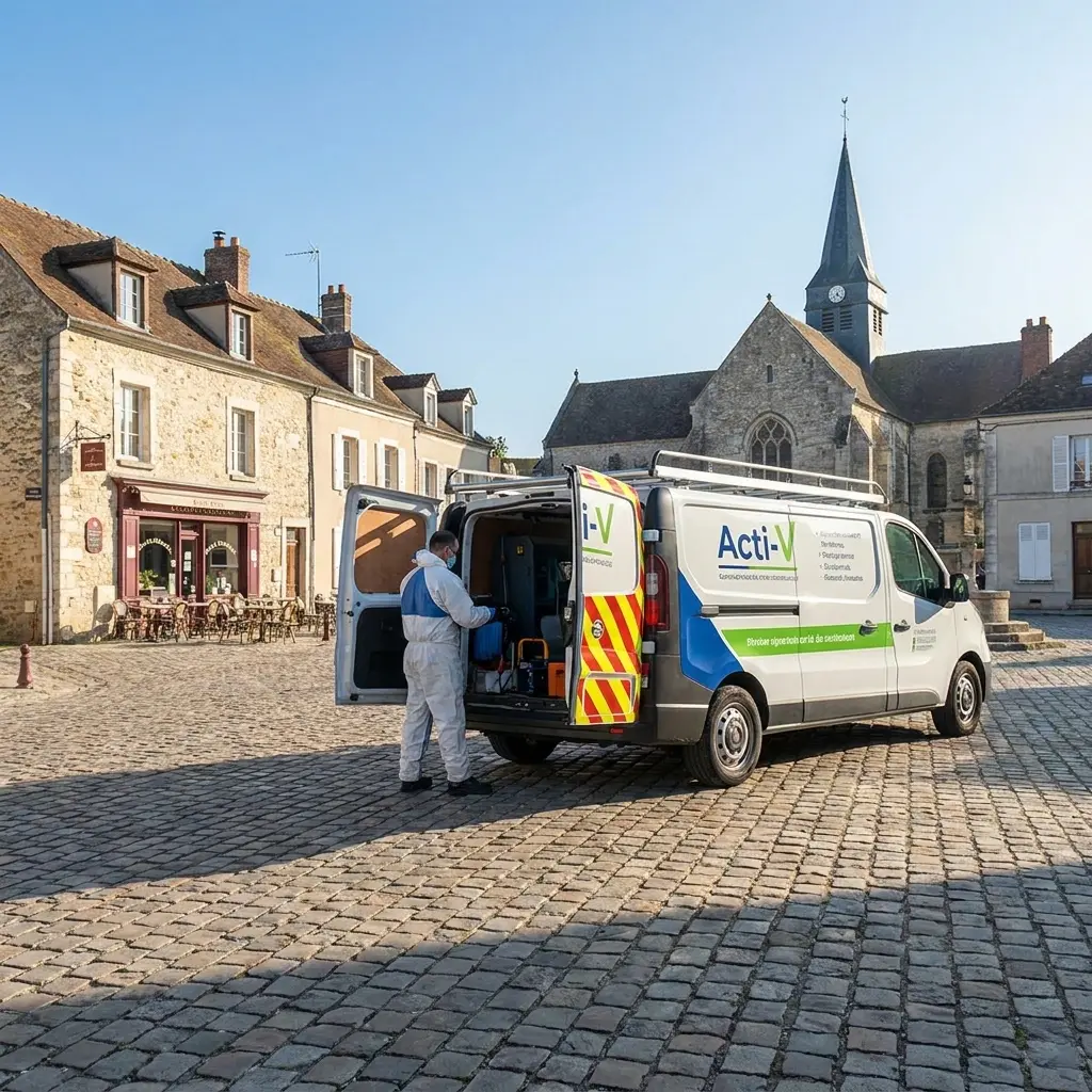 Comment se déroule une désinfection à Chanteloup-en-Brie ?