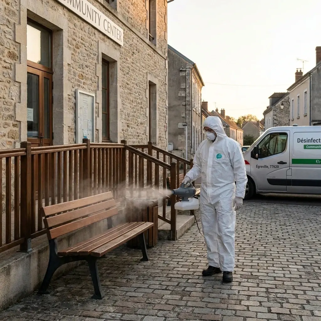 Comment se déroule une désinfection à Égreville ?