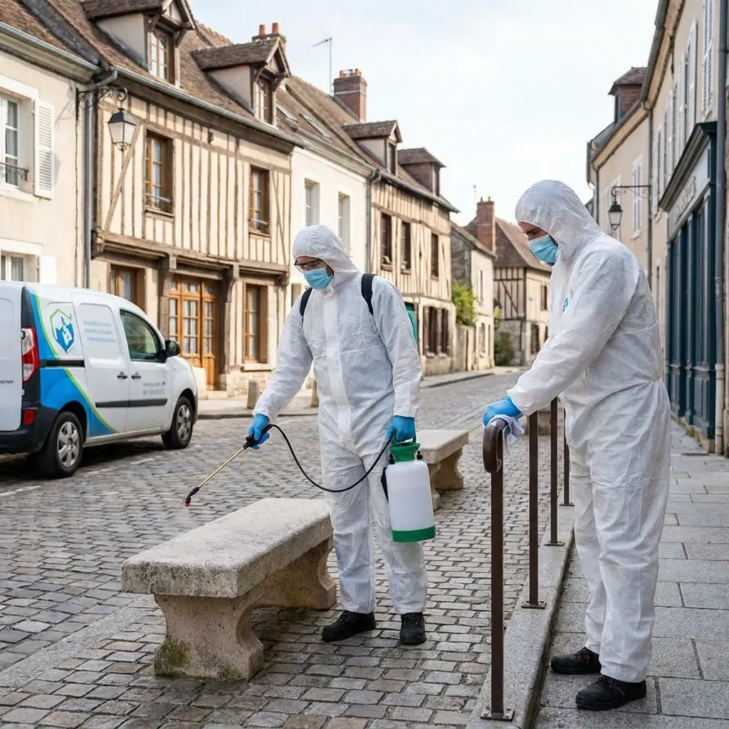 Comment se déroule une désinfection à Montigny-sur-Loing ?