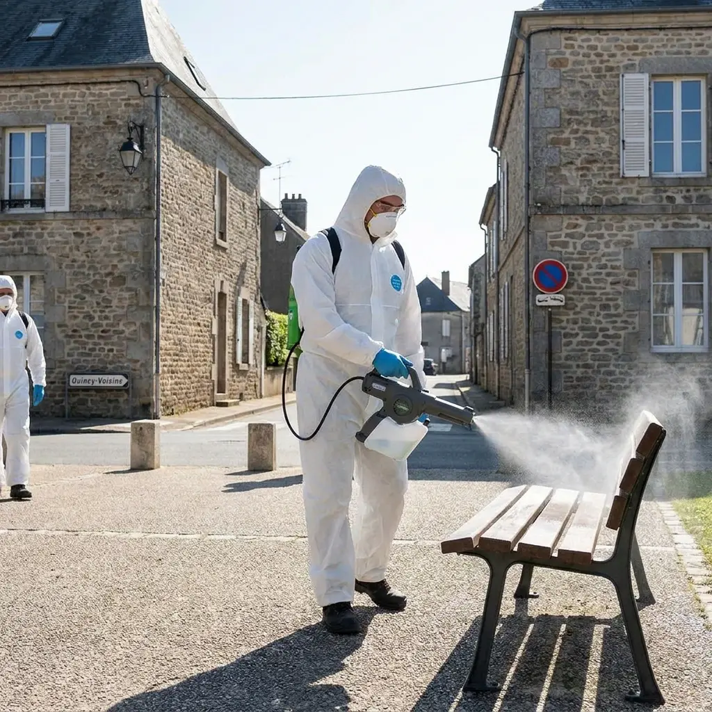 Notre protocole de désinfection sur place