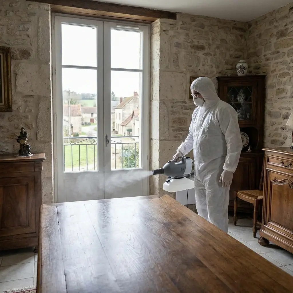 Gestes à adopter avant et après une désinfection à Perthes