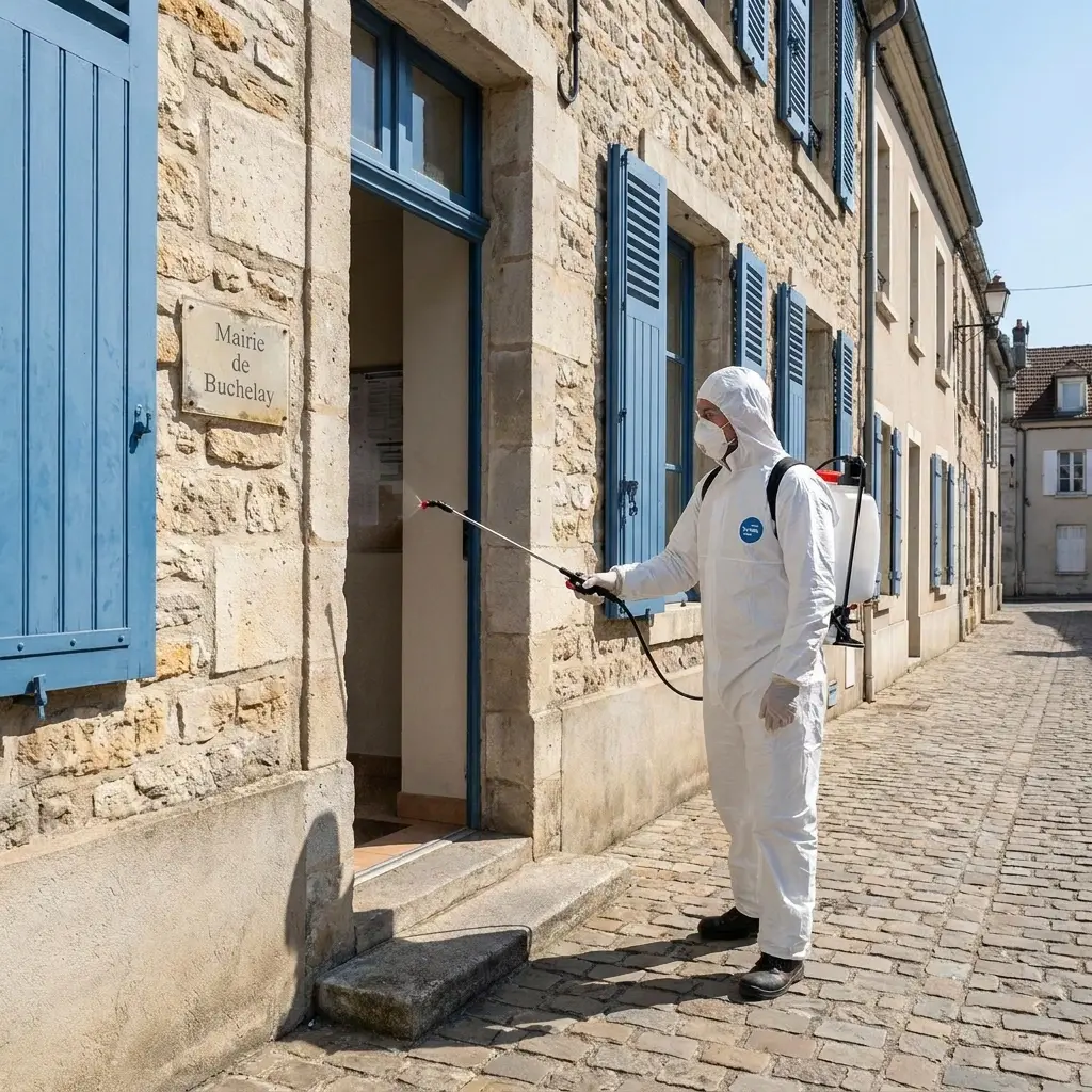 Comment se déroule la désinfection à Buchelay ?