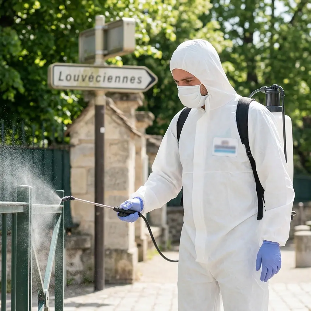 Comment se déroule l'intervention à Louveciennes ?