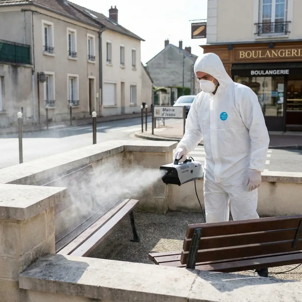 Comment se déroule l'intervention à Issou ?