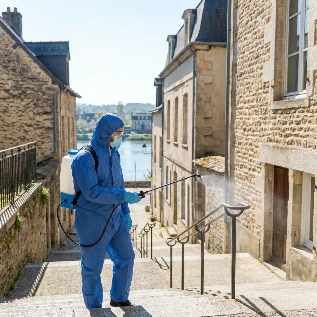 Comment se déroule la désinfection à Triel-sur-Seine ?