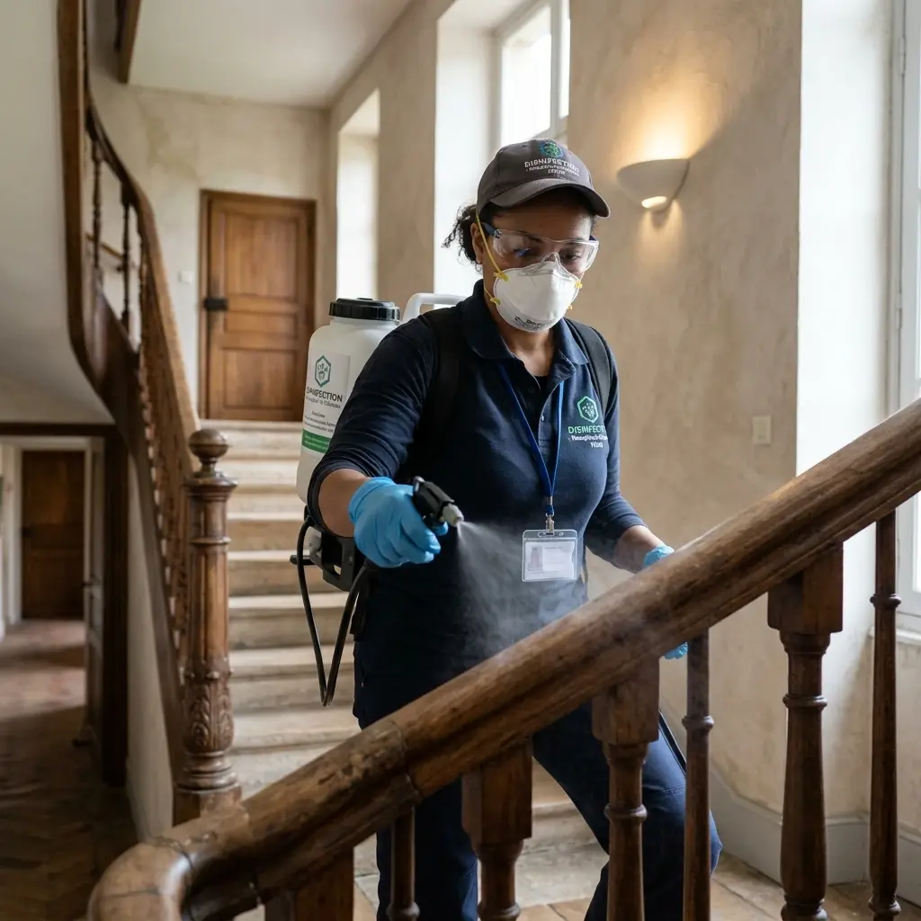 Comment se déroule la désinfection à Neauphle-le-Château ?