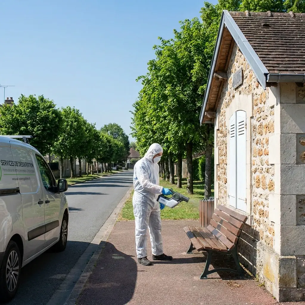 Comment se déroule la désinfection à Villiers-Saint-Frédéric ?