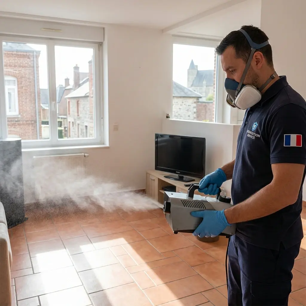 Comment se déroule la désinfection à Doullens ?
