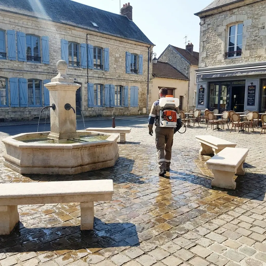 Comment se déroule la désinfection à Roye ?