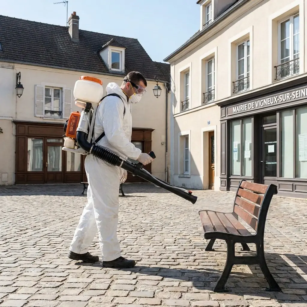 Comment se déroule la désinfection à Vigneux-sur-Seine ?