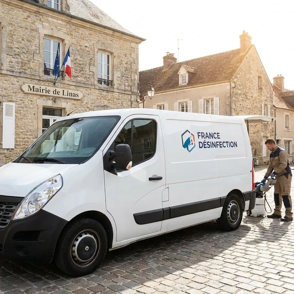 Comment se déroule l'intervention à Linas ?
