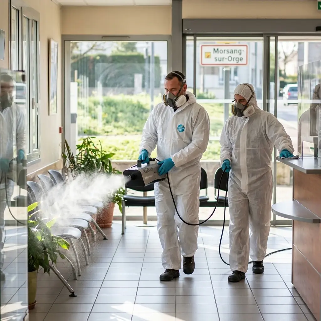 Comment se déroule l'intervention à Morsang-sur-Orge ?
