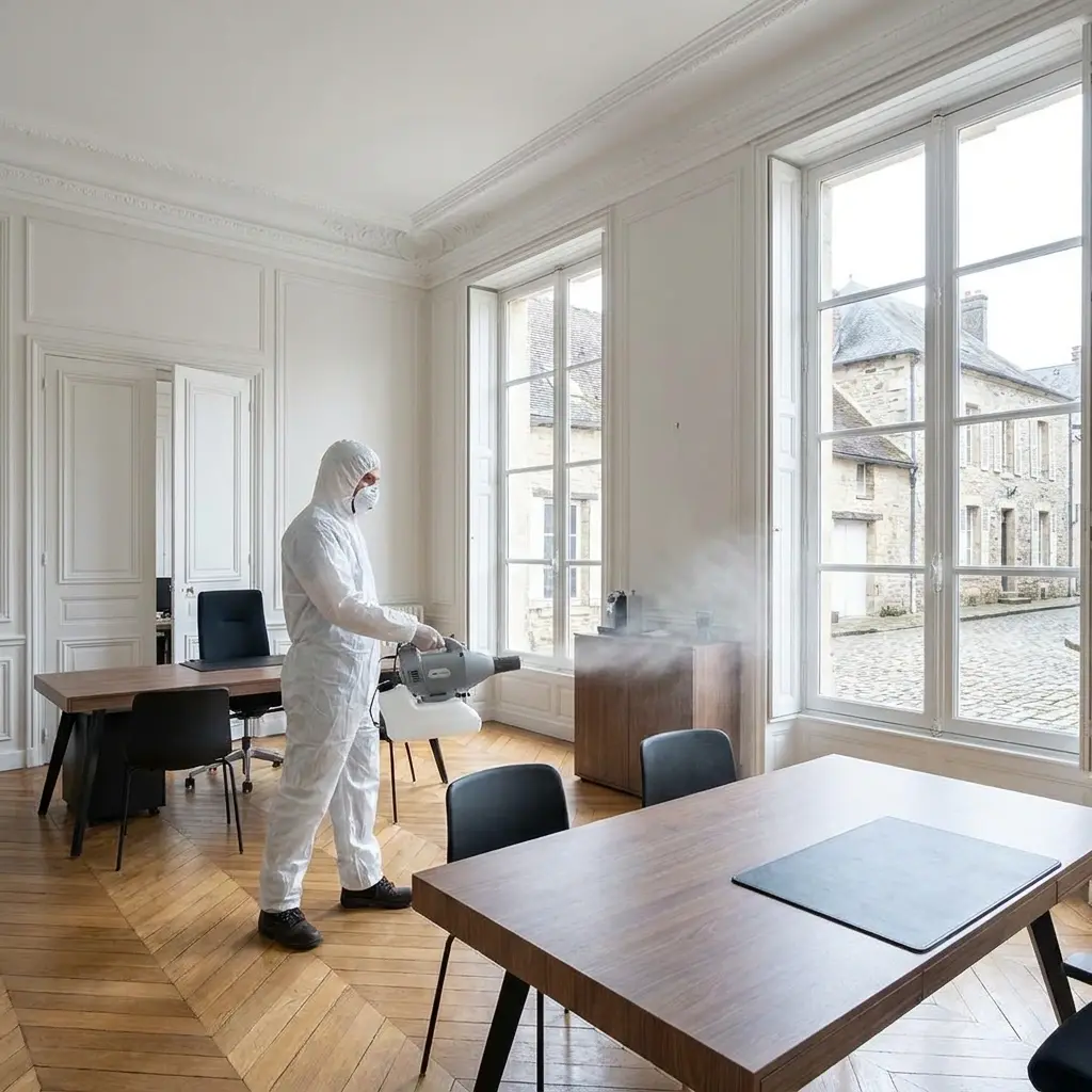 Comment se déroule la désinfection à Marcoussis ?