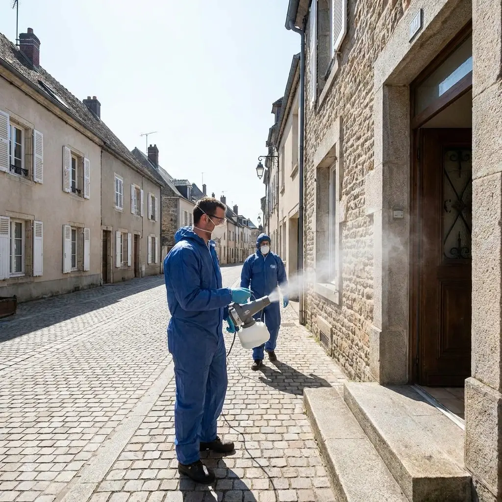 Comment se déroule la désinfection à Châtillon ?
