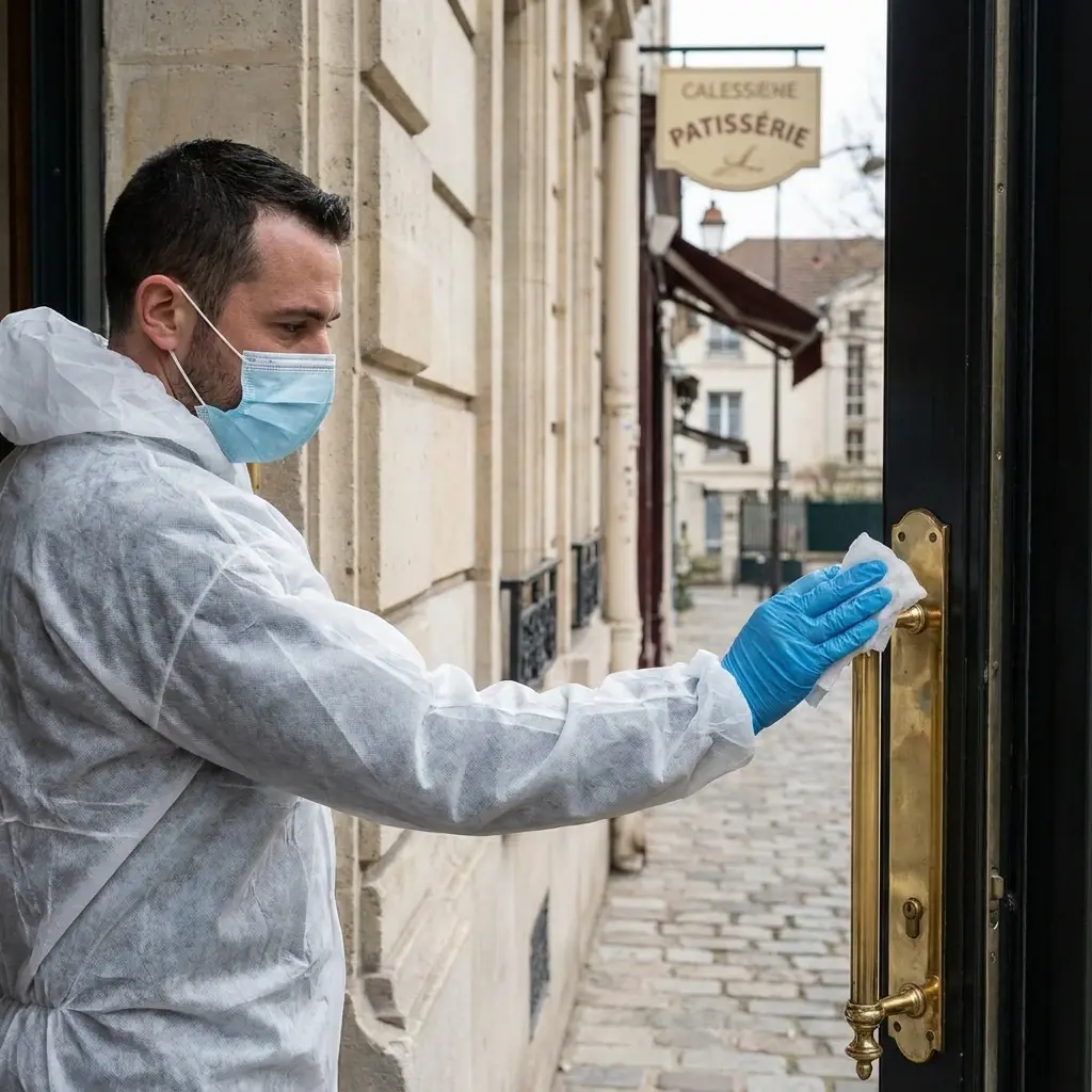 Comment se déroule la désinfection à Garches ?