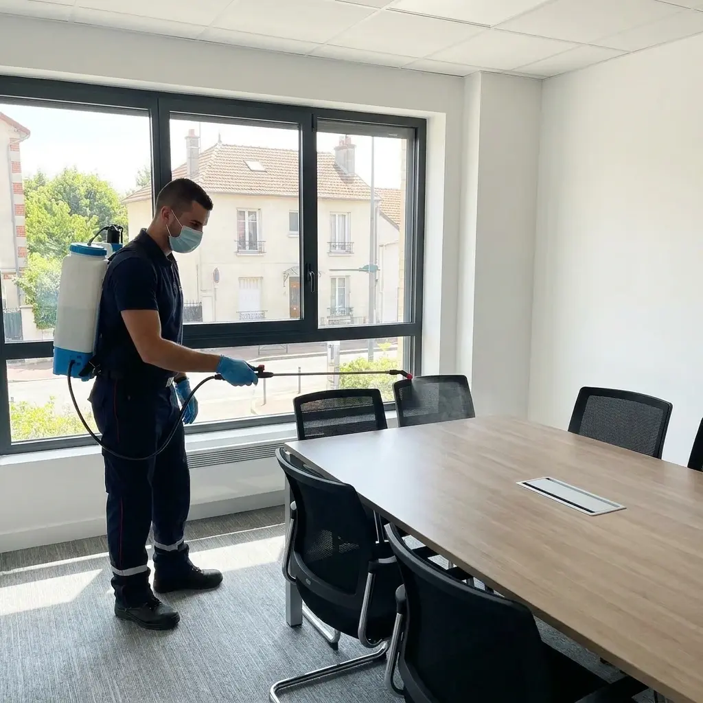 Un protocole de décontamination technique et précis