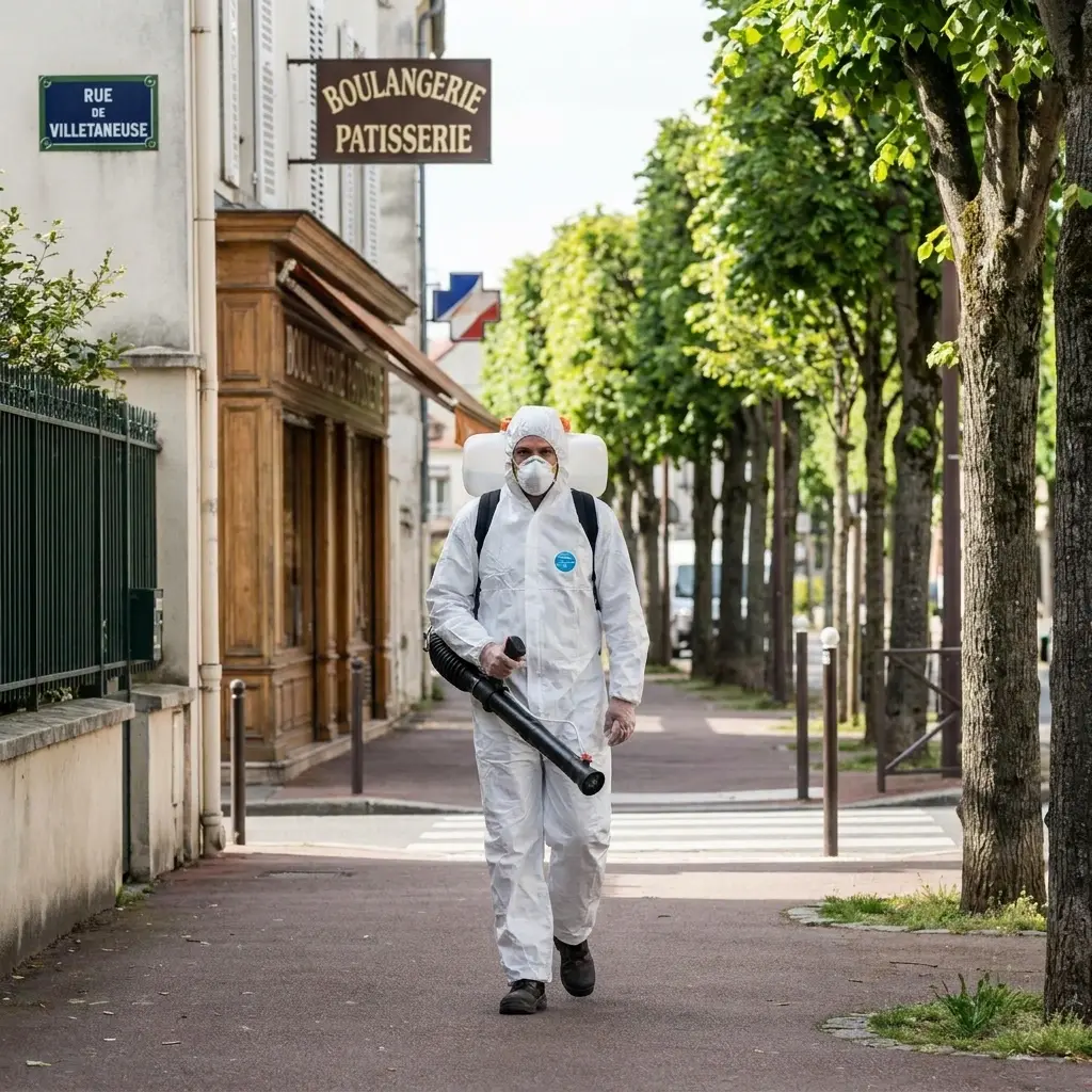 Comment se déroule la désinfection à Villetaneuse ?