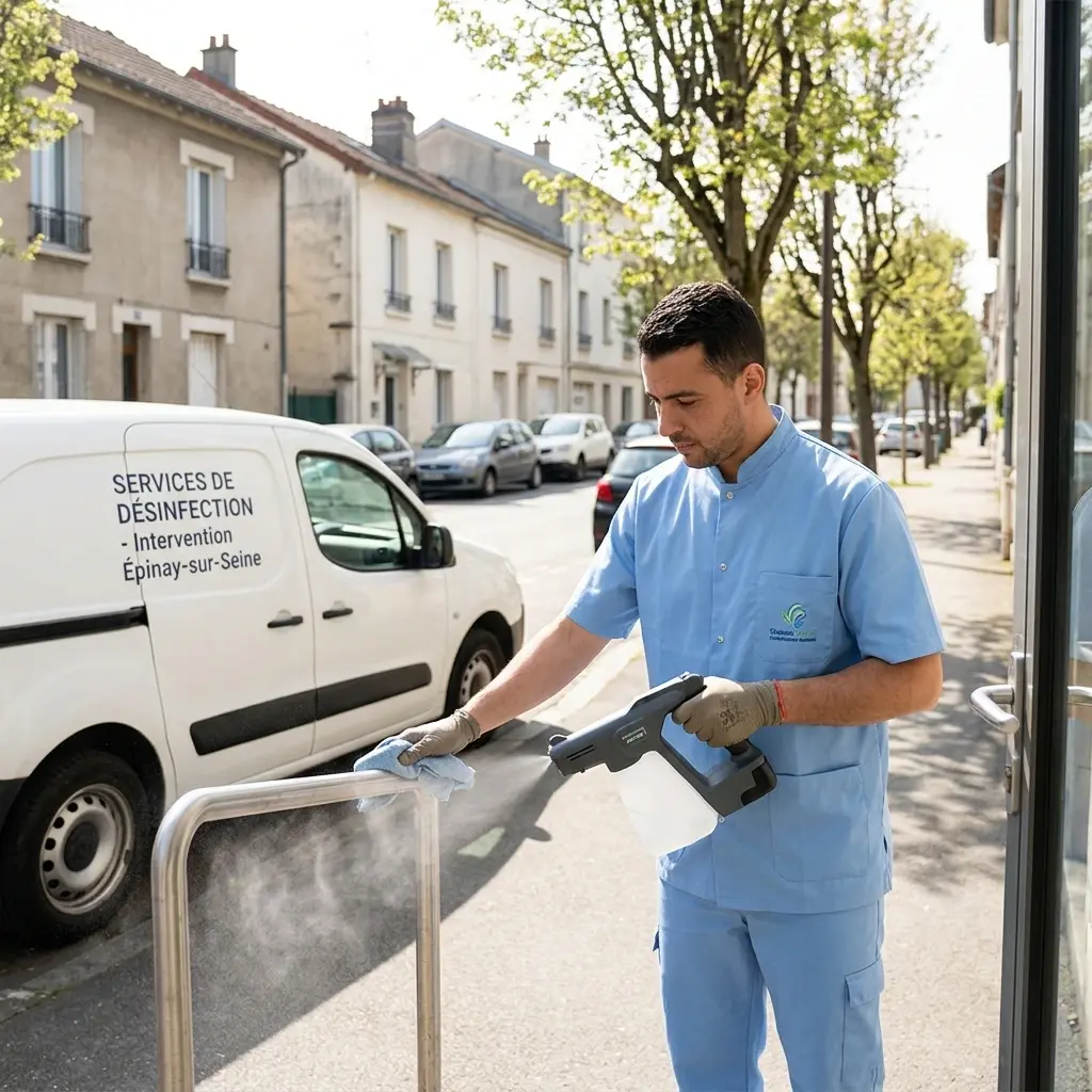 Comment se déroule l'intervention à Épinay-sur-Seine ?
