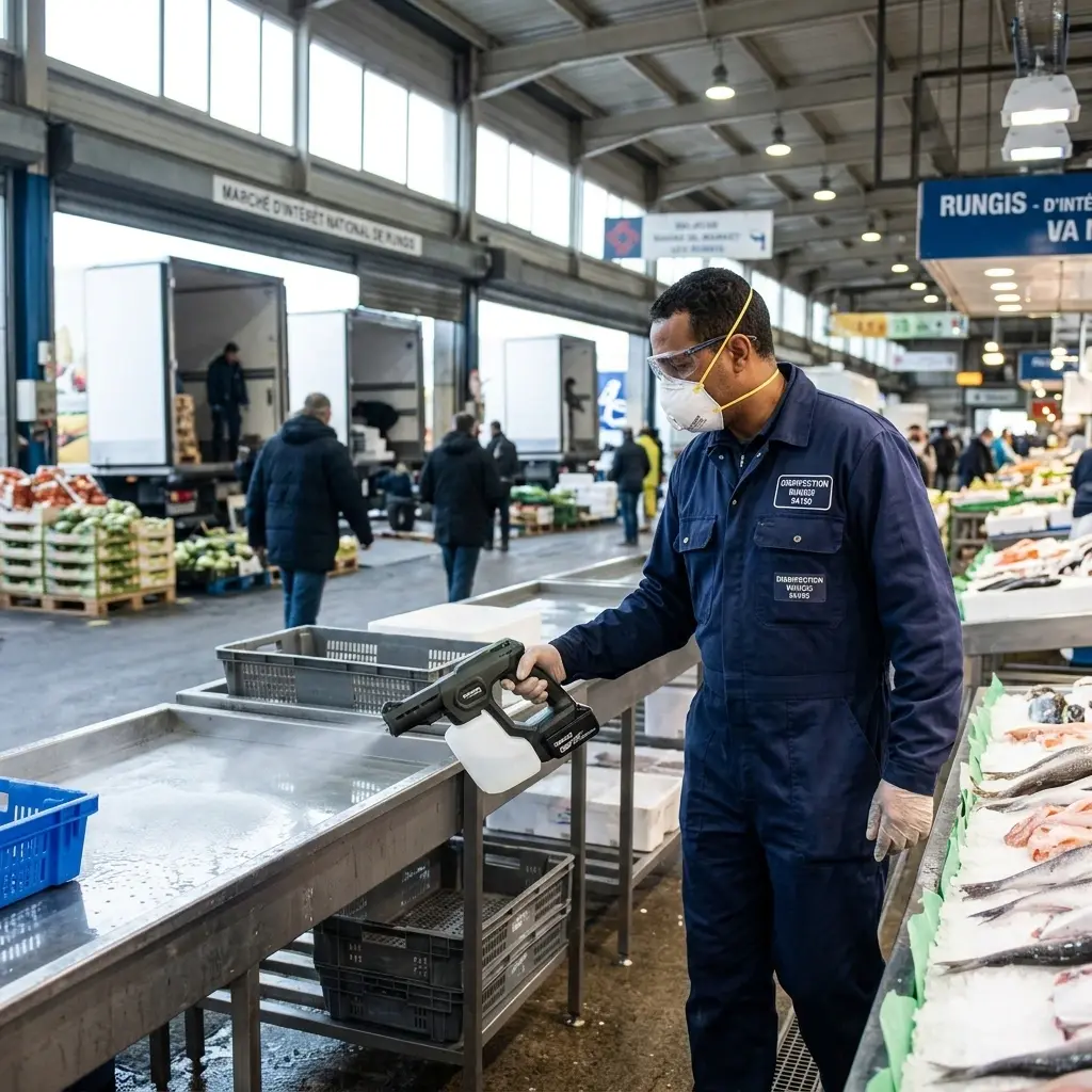 Comment se déroule l'intervention à Rungis ?