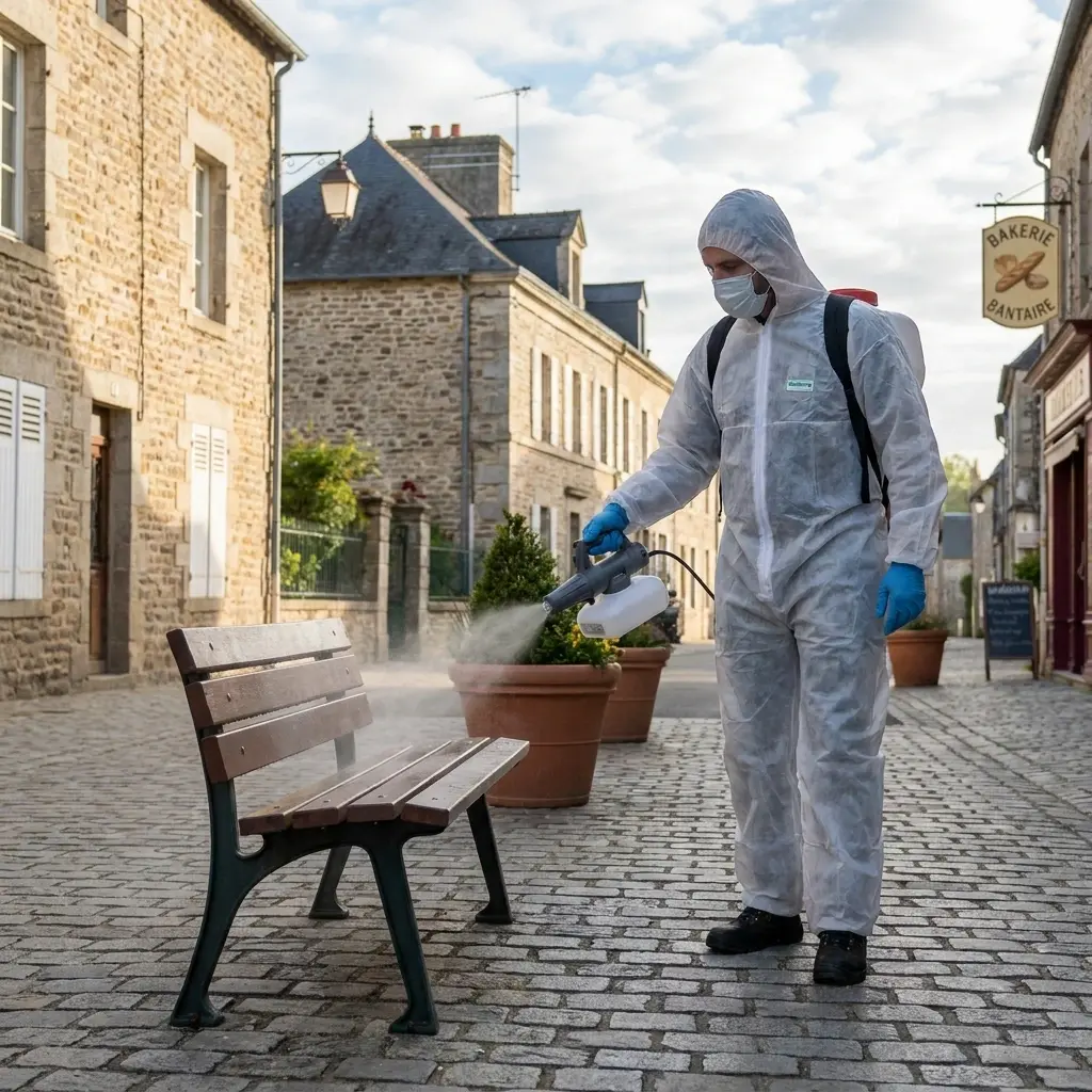 Comment se déroule la désinfection à Santeny ?