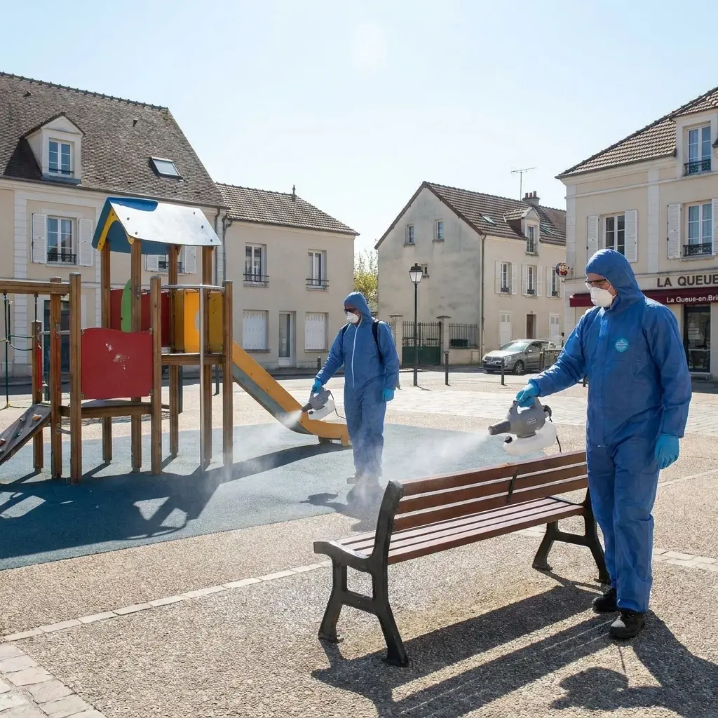 Comment se déroule l'intervention à La Queue-en-Brie ?