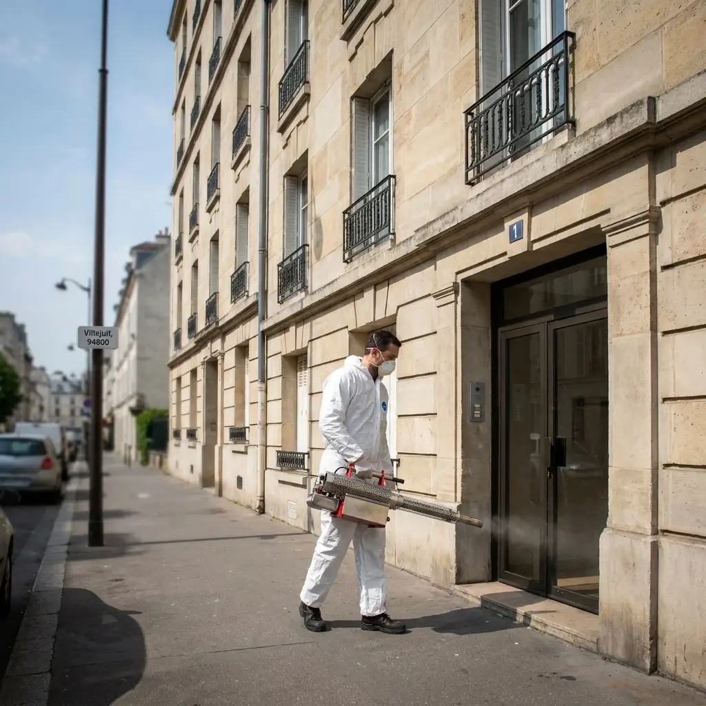 Comment se déroule la désinfection à Villejuif ?