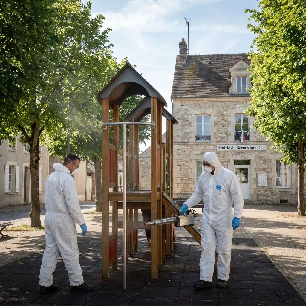 Comment se déroule l'intervention à Bernes-sur-Oise ?