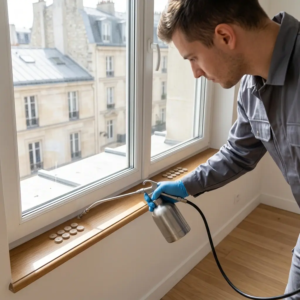 Présence de fourmis ailées