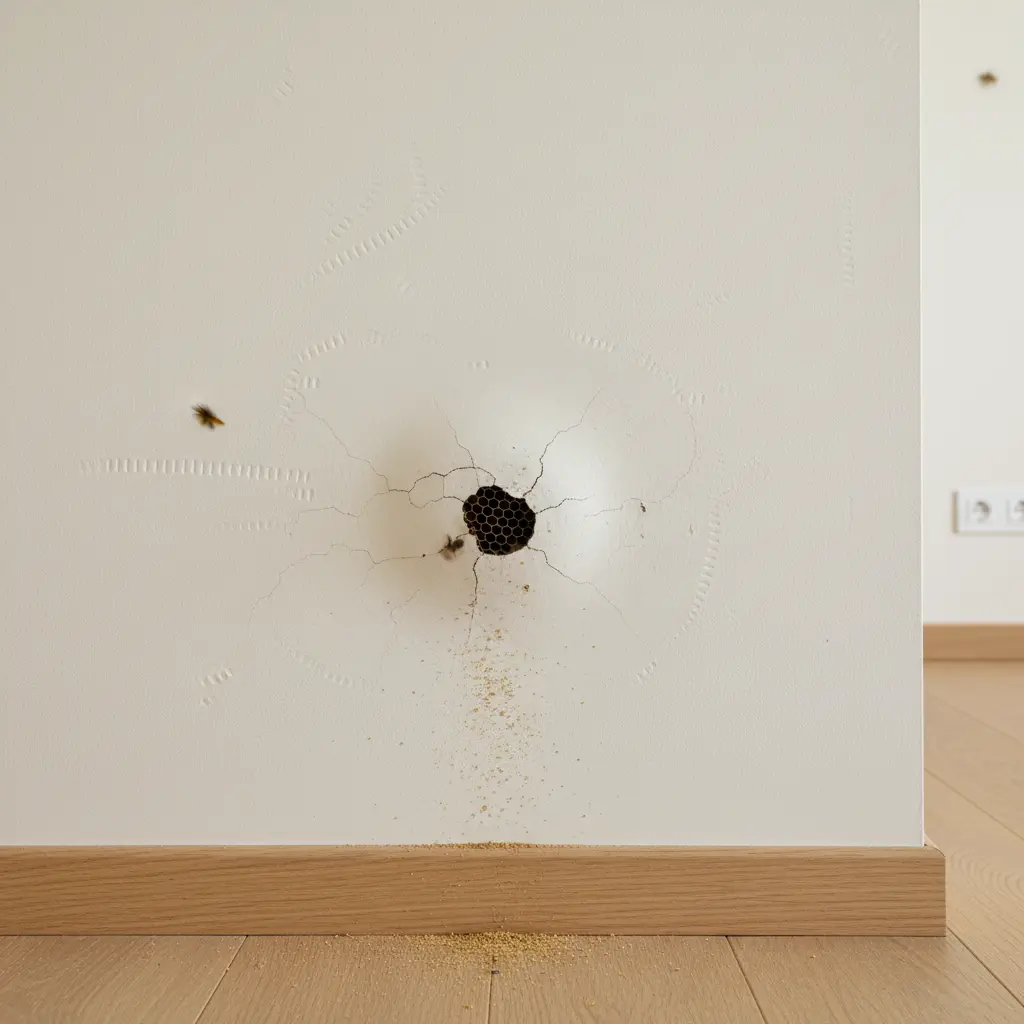 Bruits de frottement dans les murs