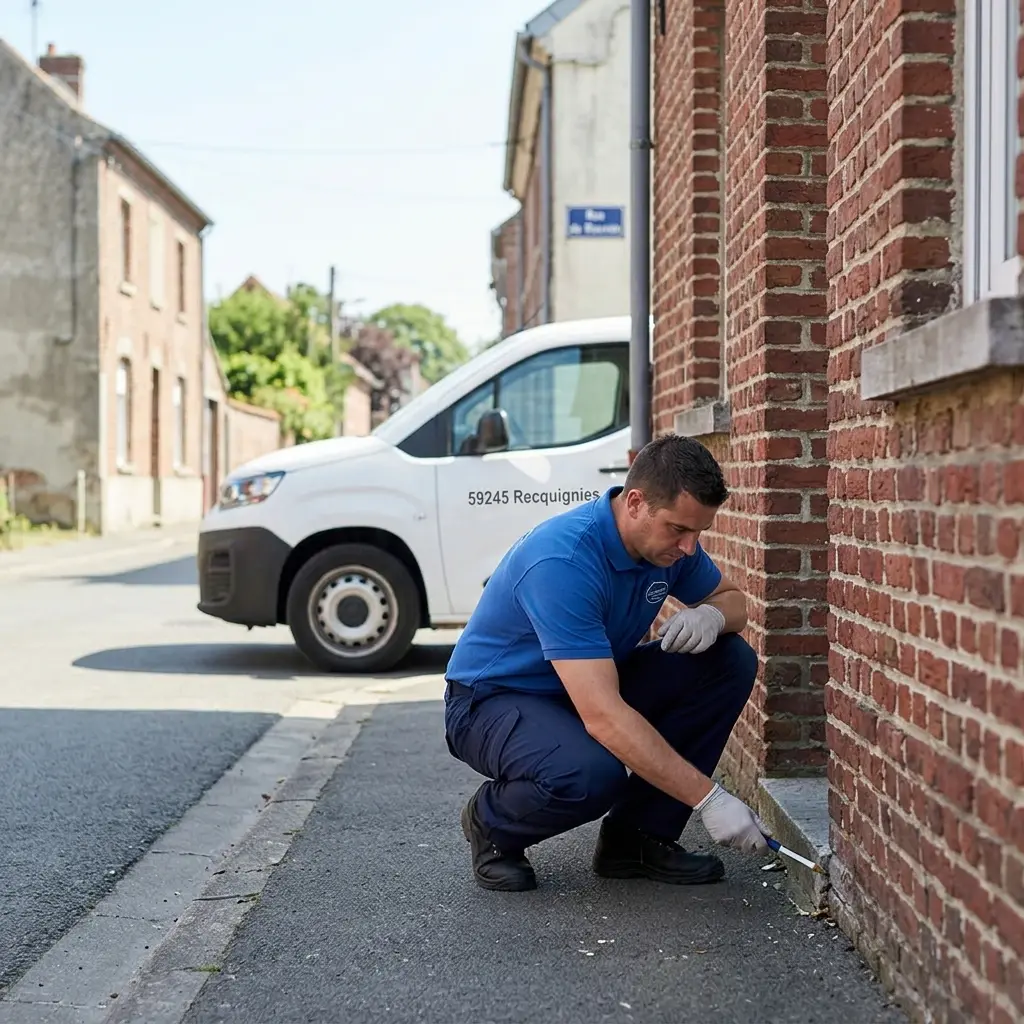 Comment se déroule l'intervention à Recquignies ?