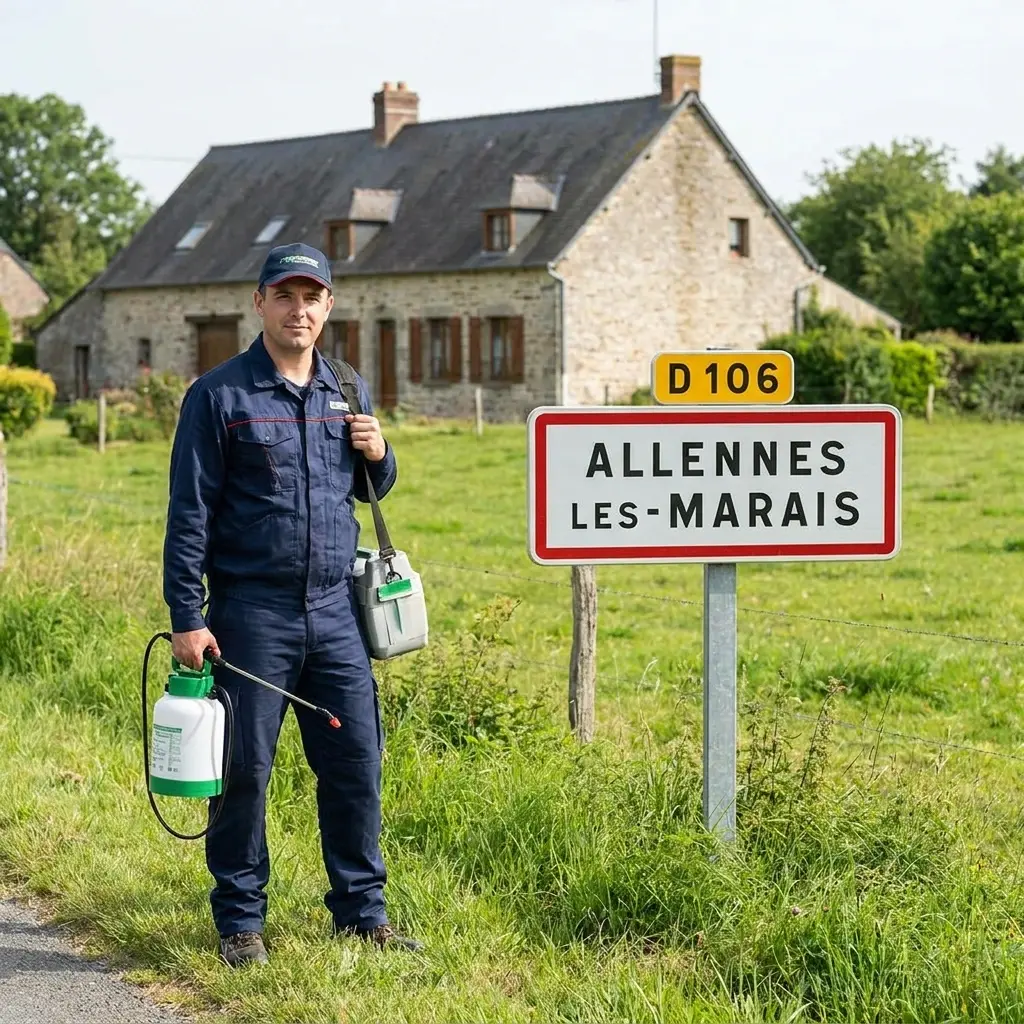 Comment se déroule l'intervention à Allennes-les-Marais ?