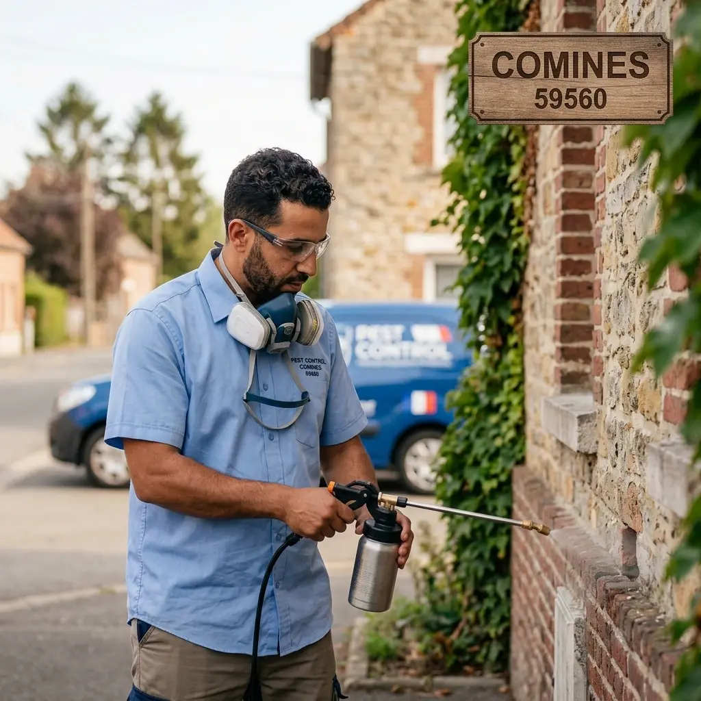 Comment se déroule l'intervention à Comines ?
