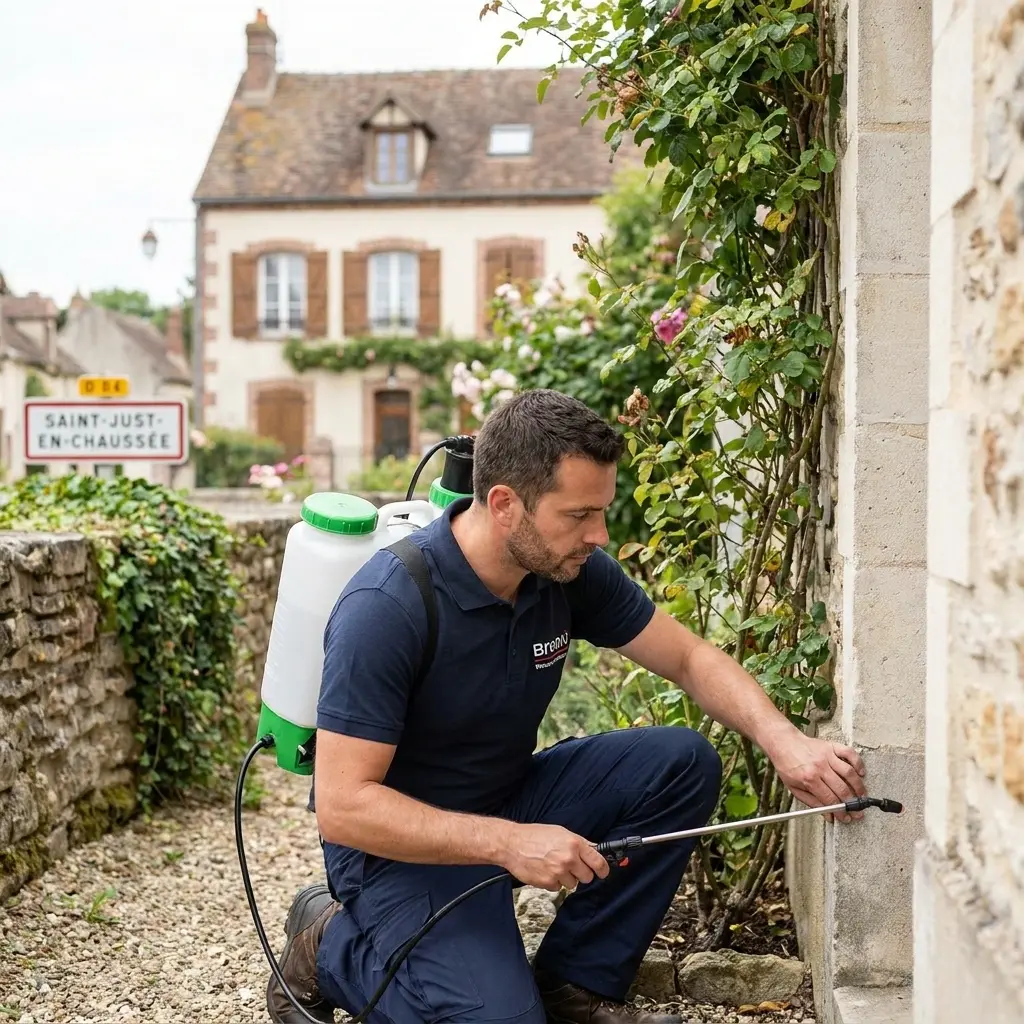 Comment se déroule l'intervention à Saint-Just-en-Chaussée ?