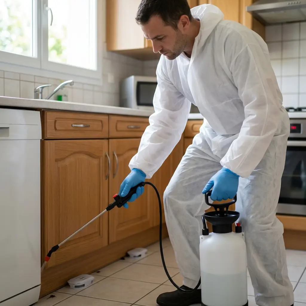 Un traitement professionnel pour éradiquer les insectes