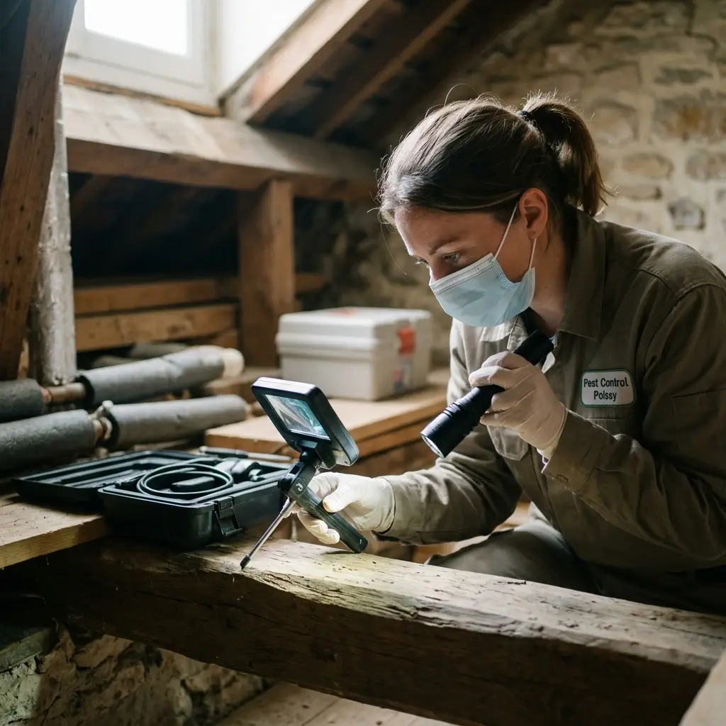 Le procédé technique pour éradiquer les insectes