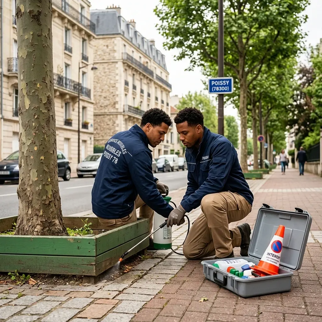 Comment se déroule l'intervention à Poissy ?