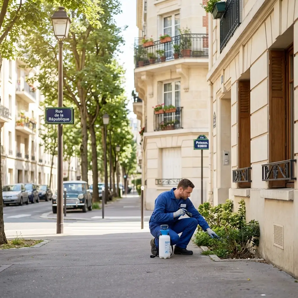 Un traitement professionnel et ciblé contre les insectes