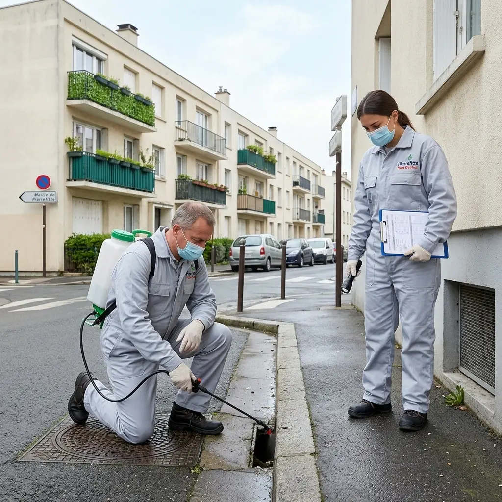 Comment se déroule l'intervention à Pierrefitte-sur-Seine ?
