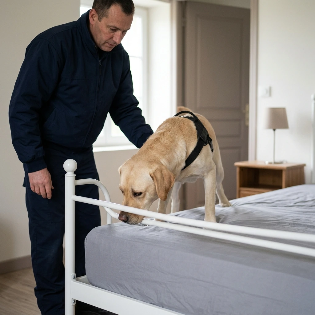 Comment se déroule la détection canine à Bohain-en-Vermandois ?