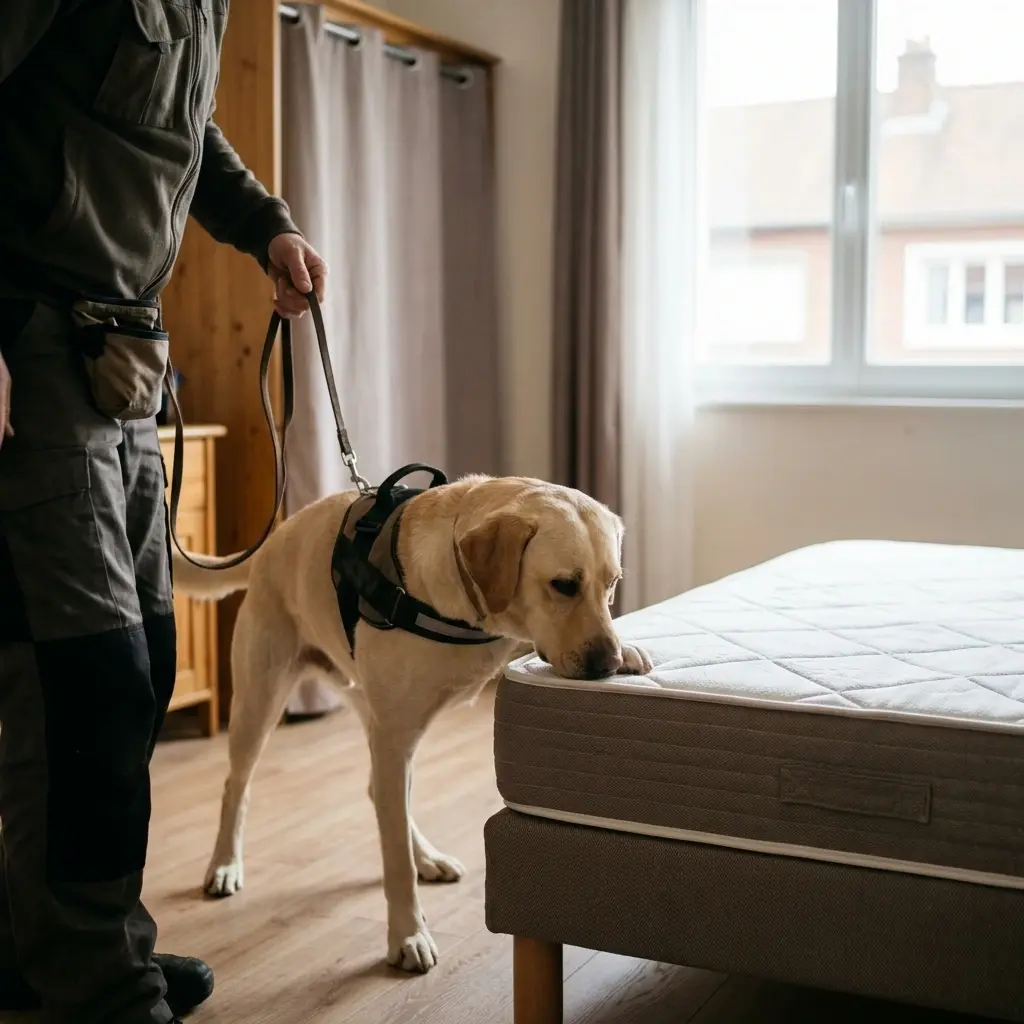Détection canine punaise de lit Guise (02120)